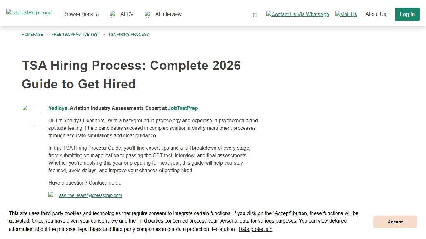 TSA Hiring Process 2026 – Steps, Timeline & Requirements